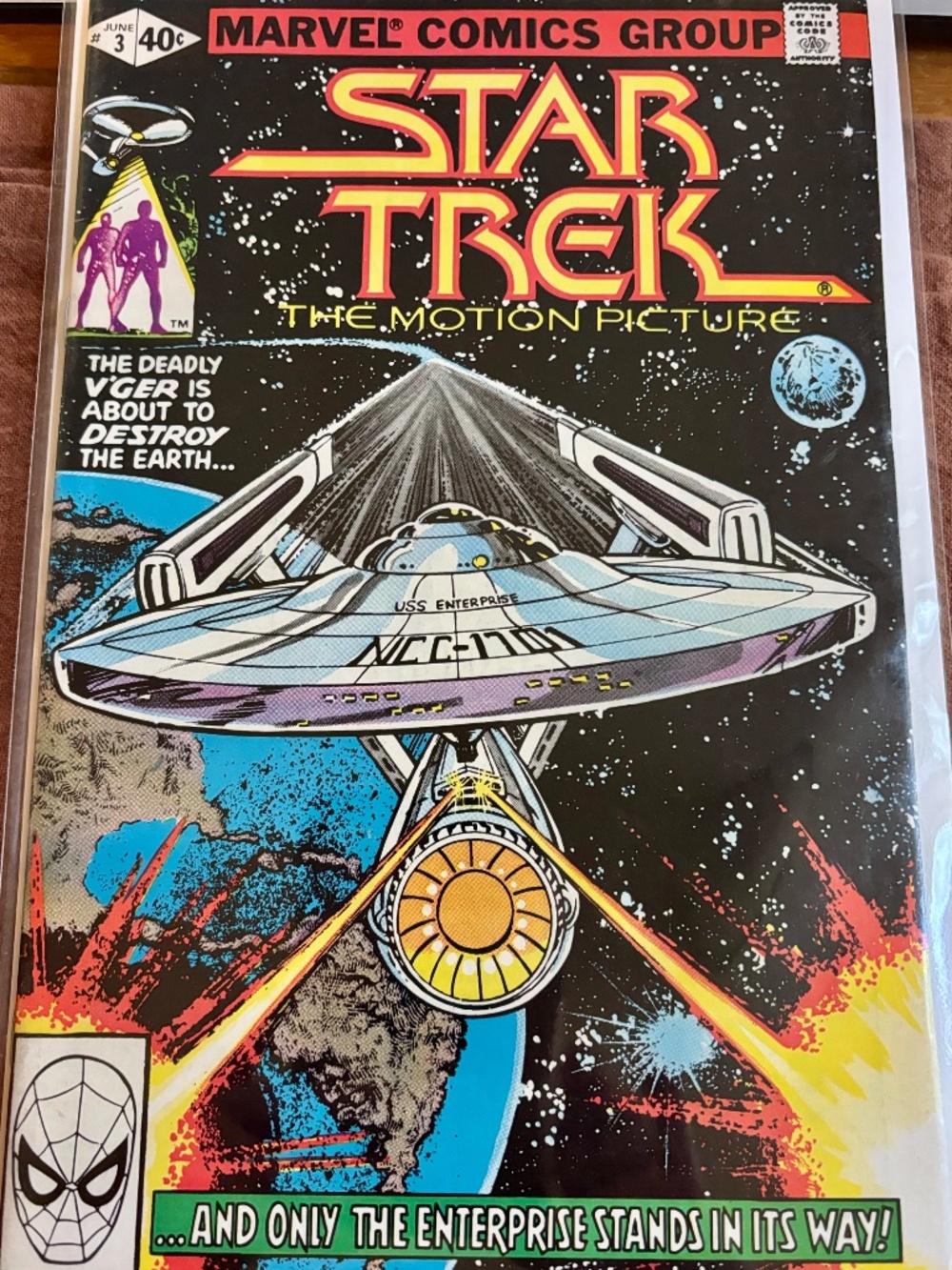 LEGO MARVEL COMICS GROUP Star Trek #3 Vol. 2 1980 June EUC.